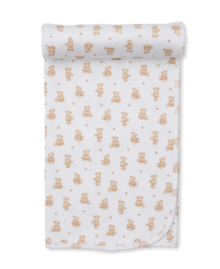 Teddy Bear Time Brown Blanket