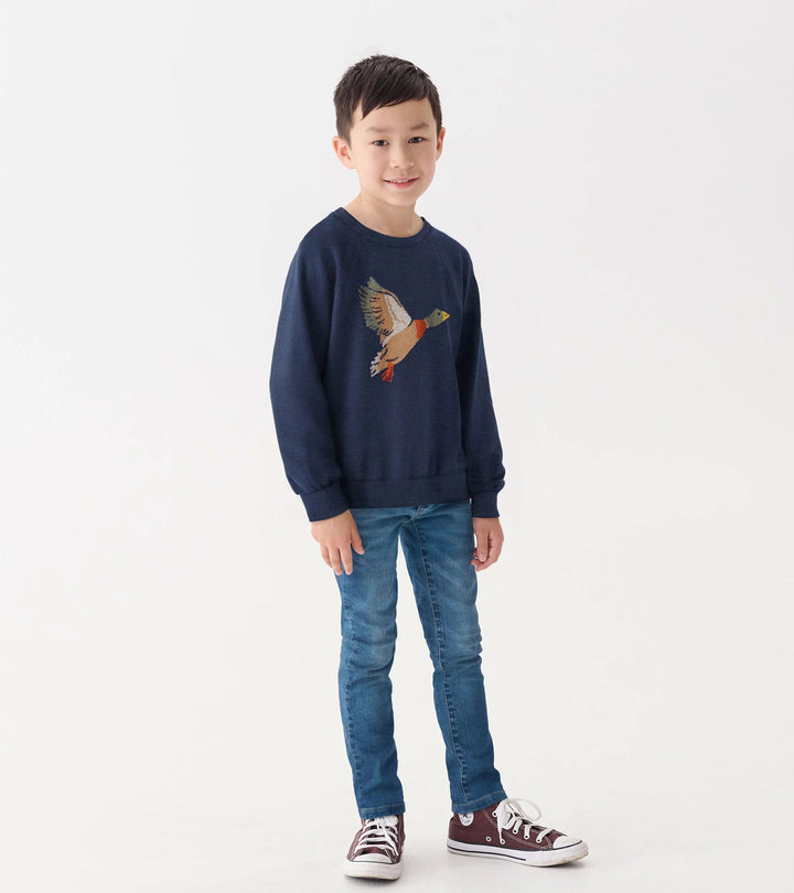Boys Duck Crew Neck Sweater