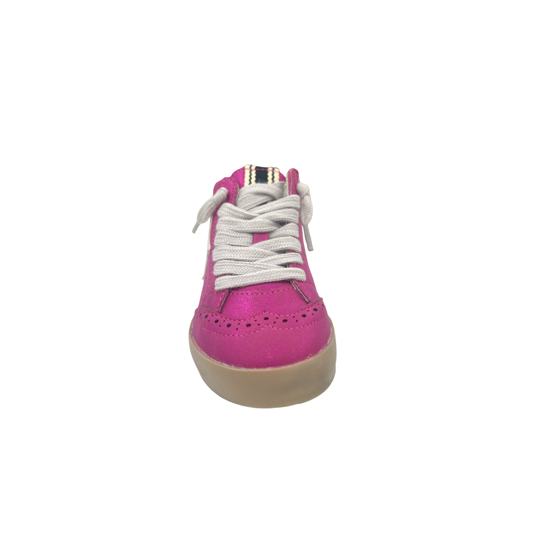 Paulina Toddler Bright Pink Mid Top