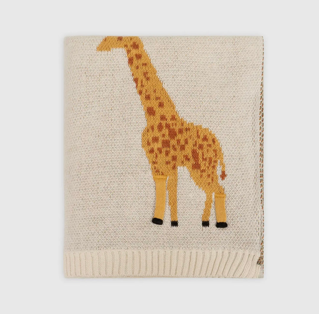 Savannah - 3D Jacquard Sweater Knit Baby Blankets (Organic Cotton) Size:One Size