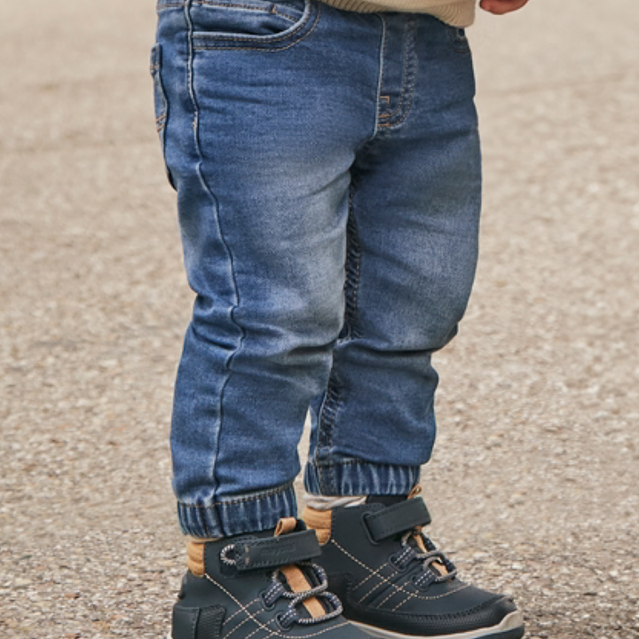 Soft Denim Infant Boys Jean Joggers