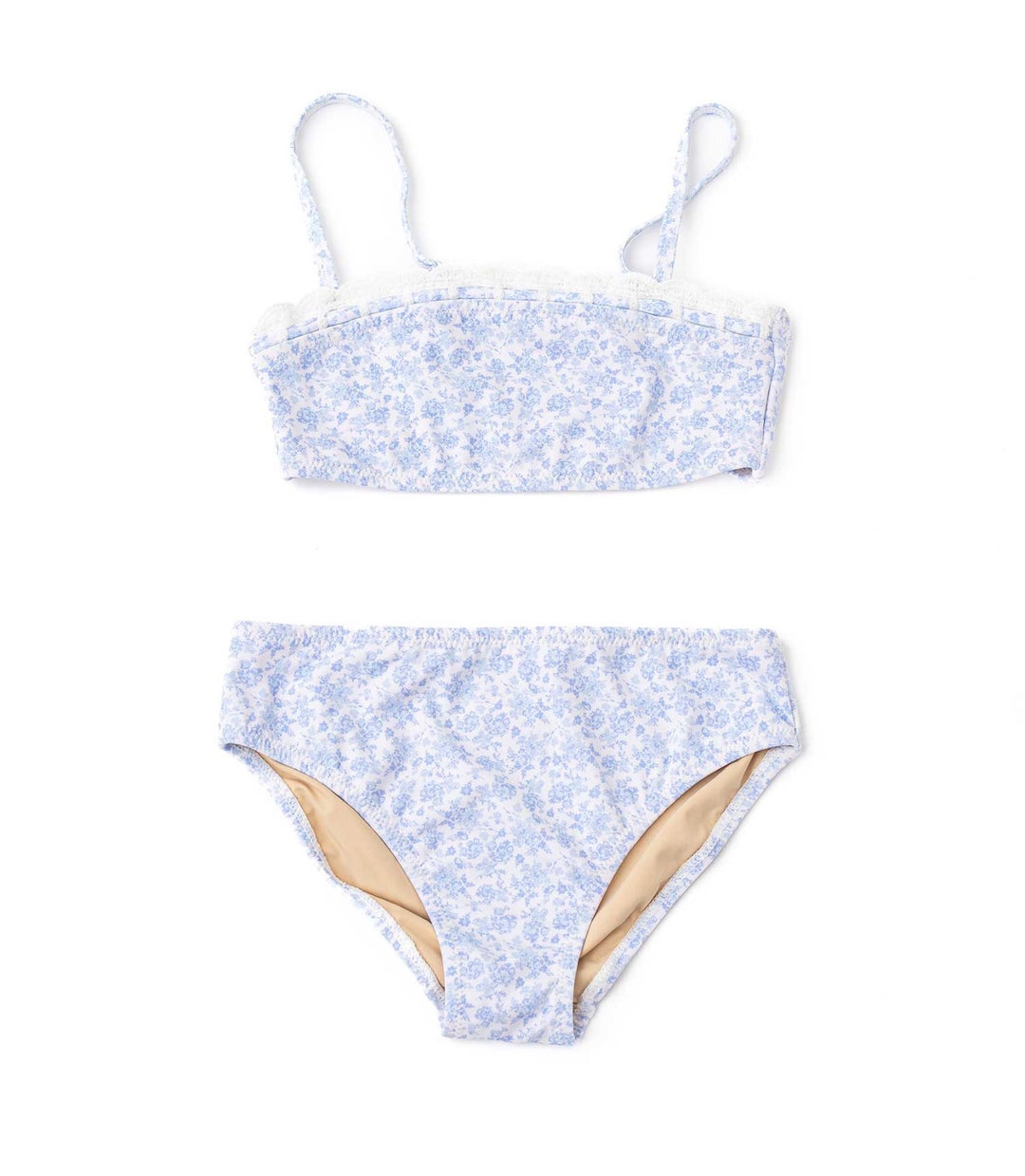 Coastal Garden Crochet Trim Two-Piece
