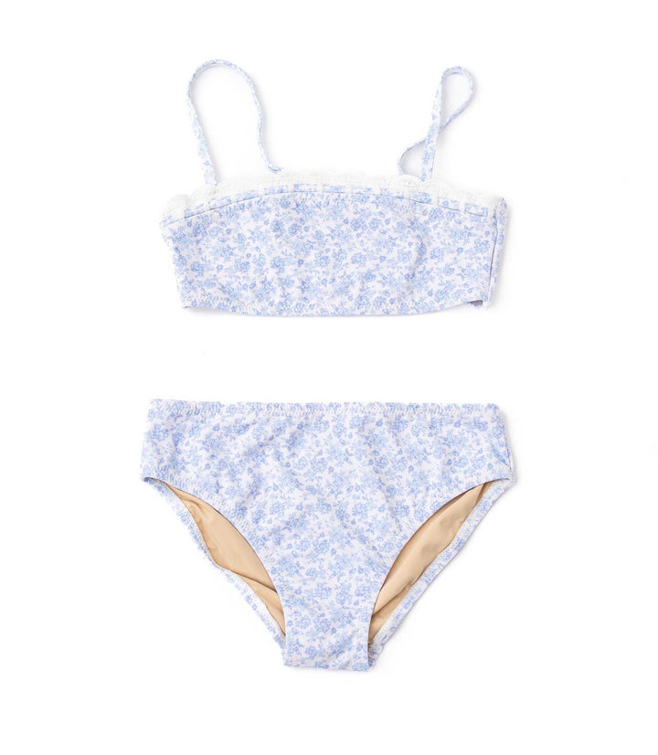 Coastal Garden Crochet Trim Two-Piece