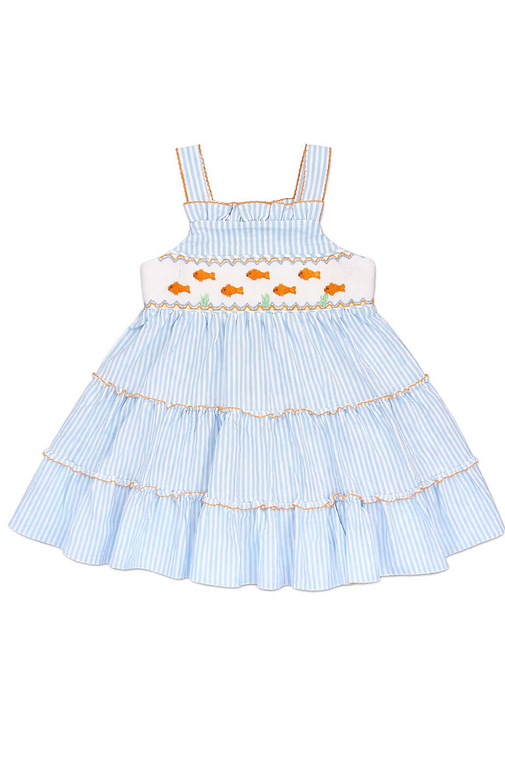 Goldfish Gang Smocked Dress