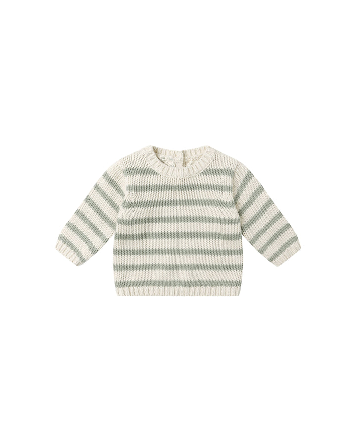 Rex Sweater - Fern Stripe: 18-24M