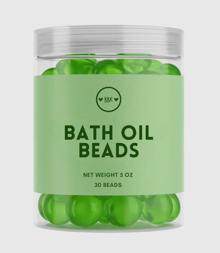 Green Bath Oil Beads
