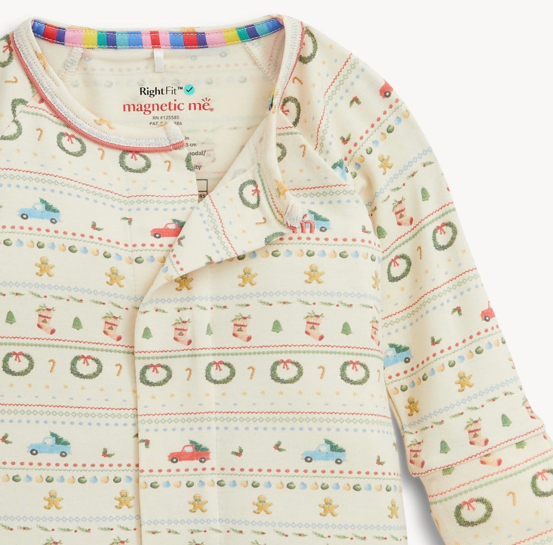 Traditional Christmas RF Convertible Coverall