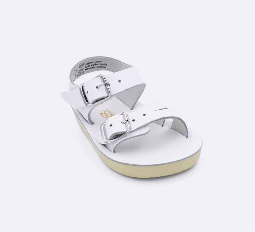 Sun-San H&L White Baby Sandals