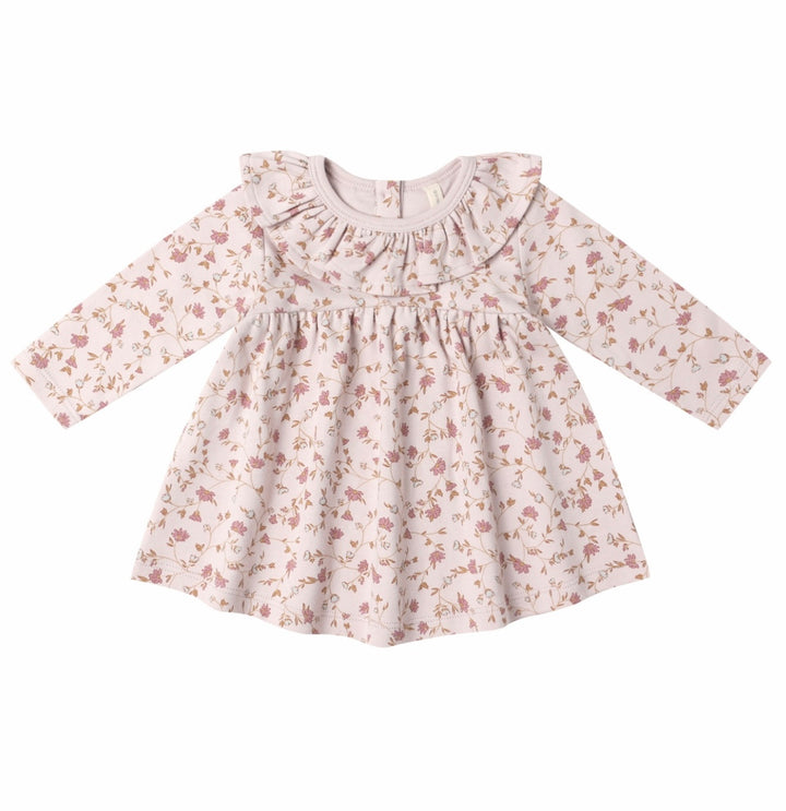 Baby and Toddler Girls Ruffle Collar Jersey Dress | Garden