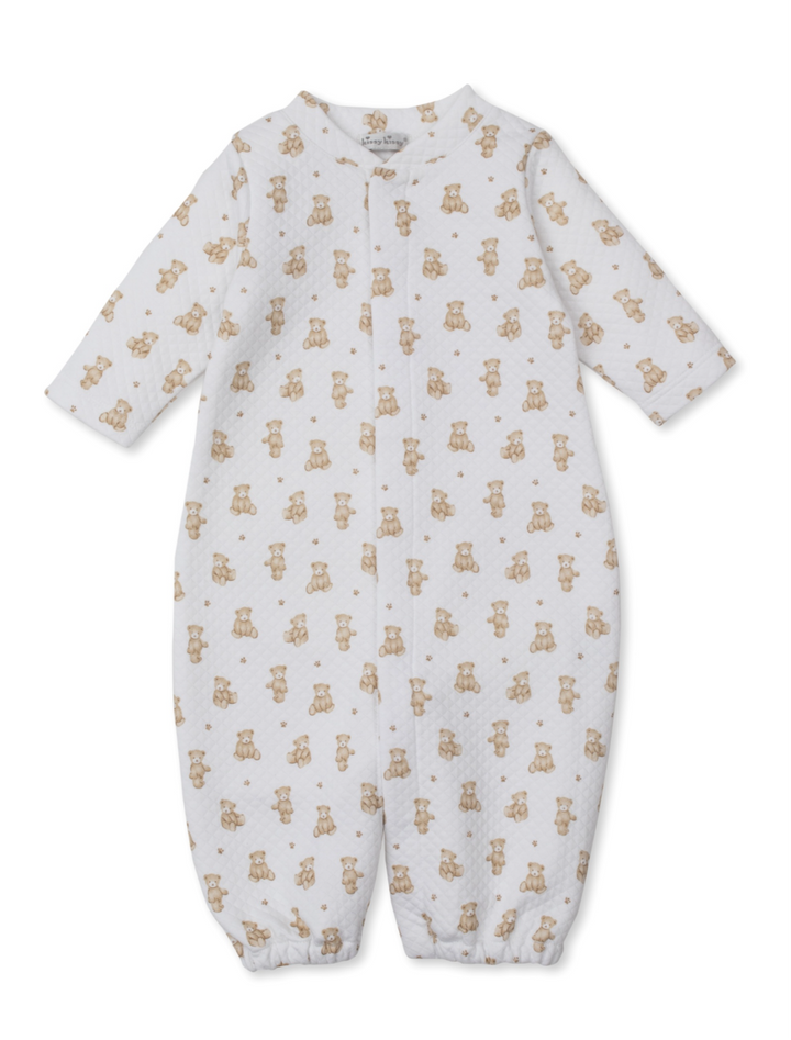 Teddy Bear Time Brown Jacquard Convertible Gown