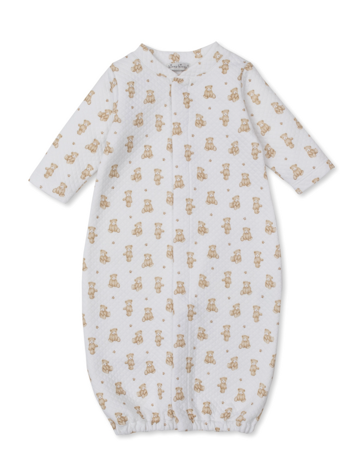 Teddy Bear Time Brown Jacquard Convertible Gown