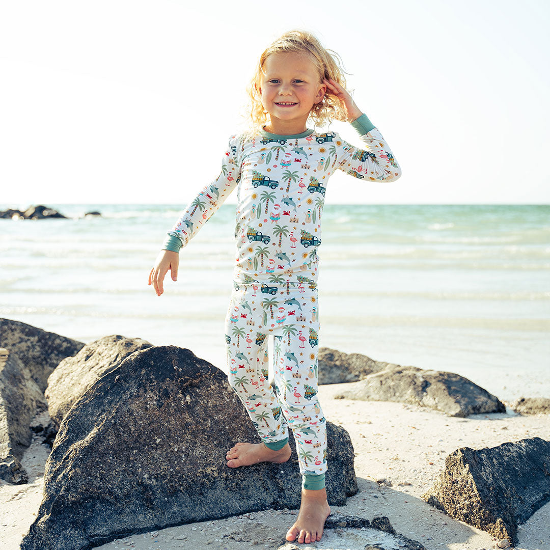 Coastal Christmas Kids Unisex Pant Pant Set