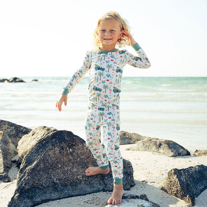 Coastal Christmas Kids Unisex Pant Set: 10/12