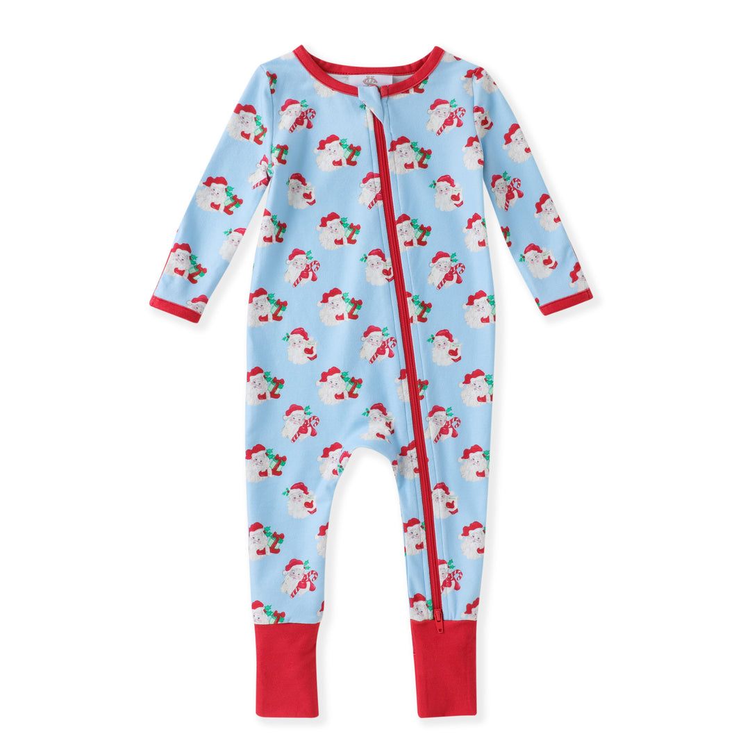 Blue Santa Butterknit Layette