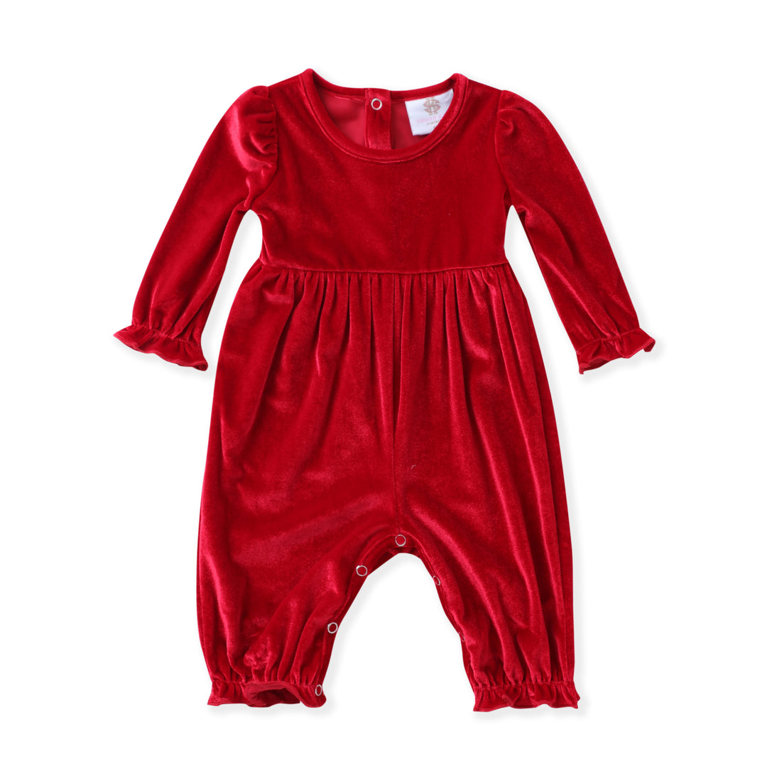 Red Velvet Romper