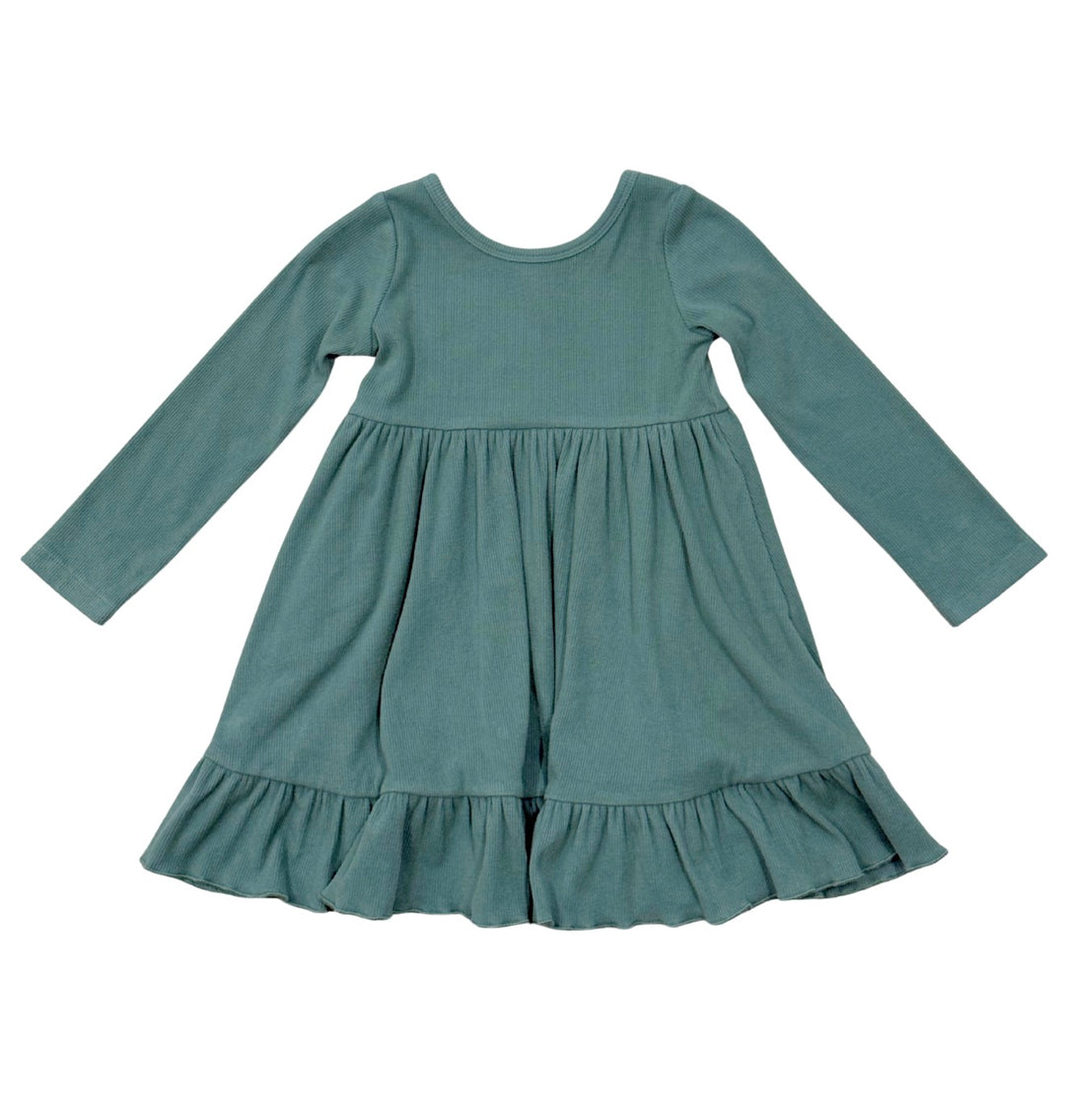 Girls Ribbed Ballet Dress