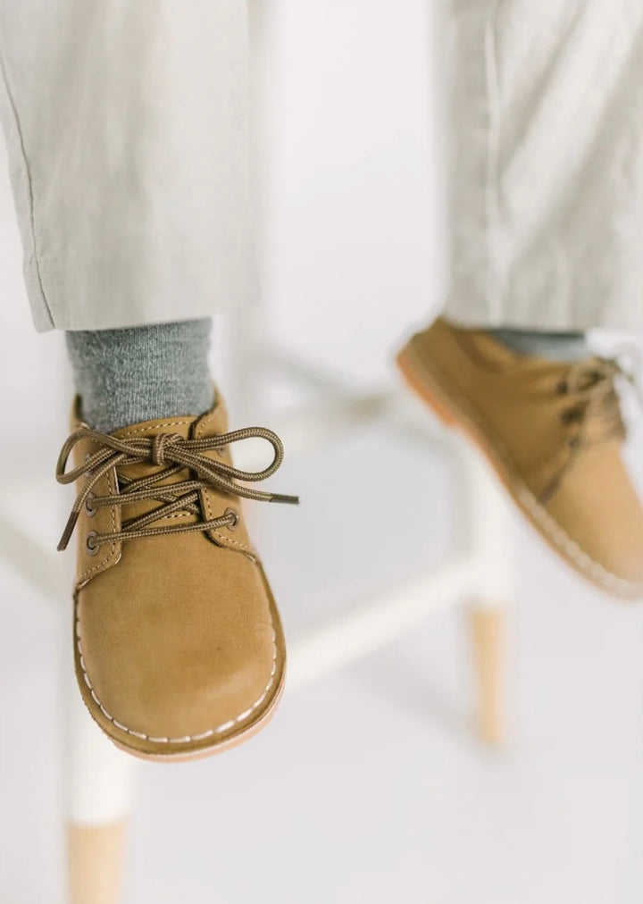 Tyler Nubuck Khaki Lace Up Shoe