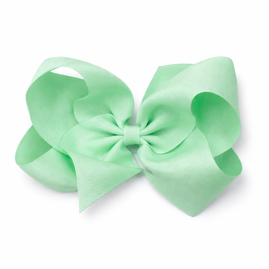 King Classic Grosgrain Hair Bow - Light Green