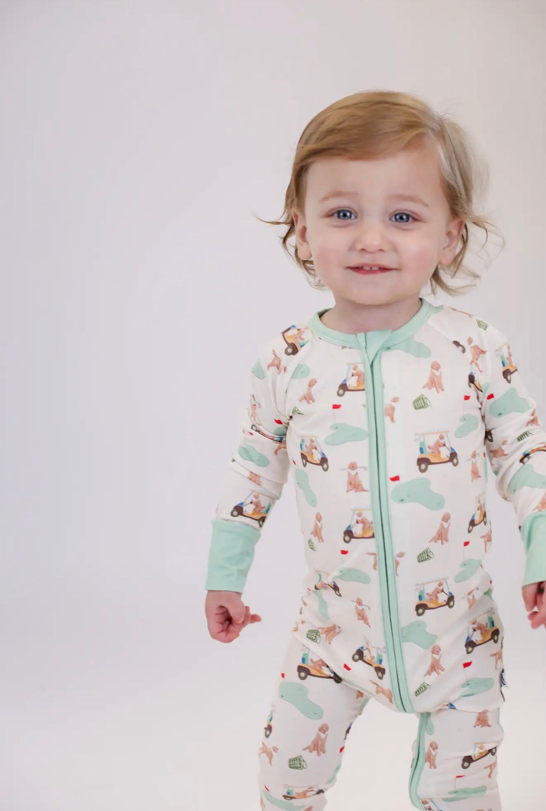 Barks & Birdies Convertible Zip Pjs