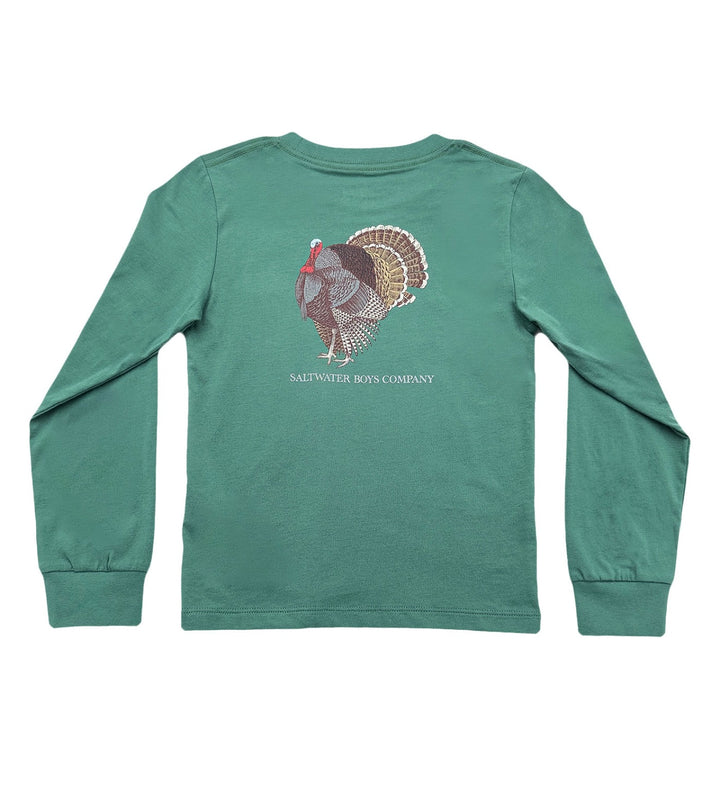 Boys Long Sleeve Turkey Graphic Tee: 14/16