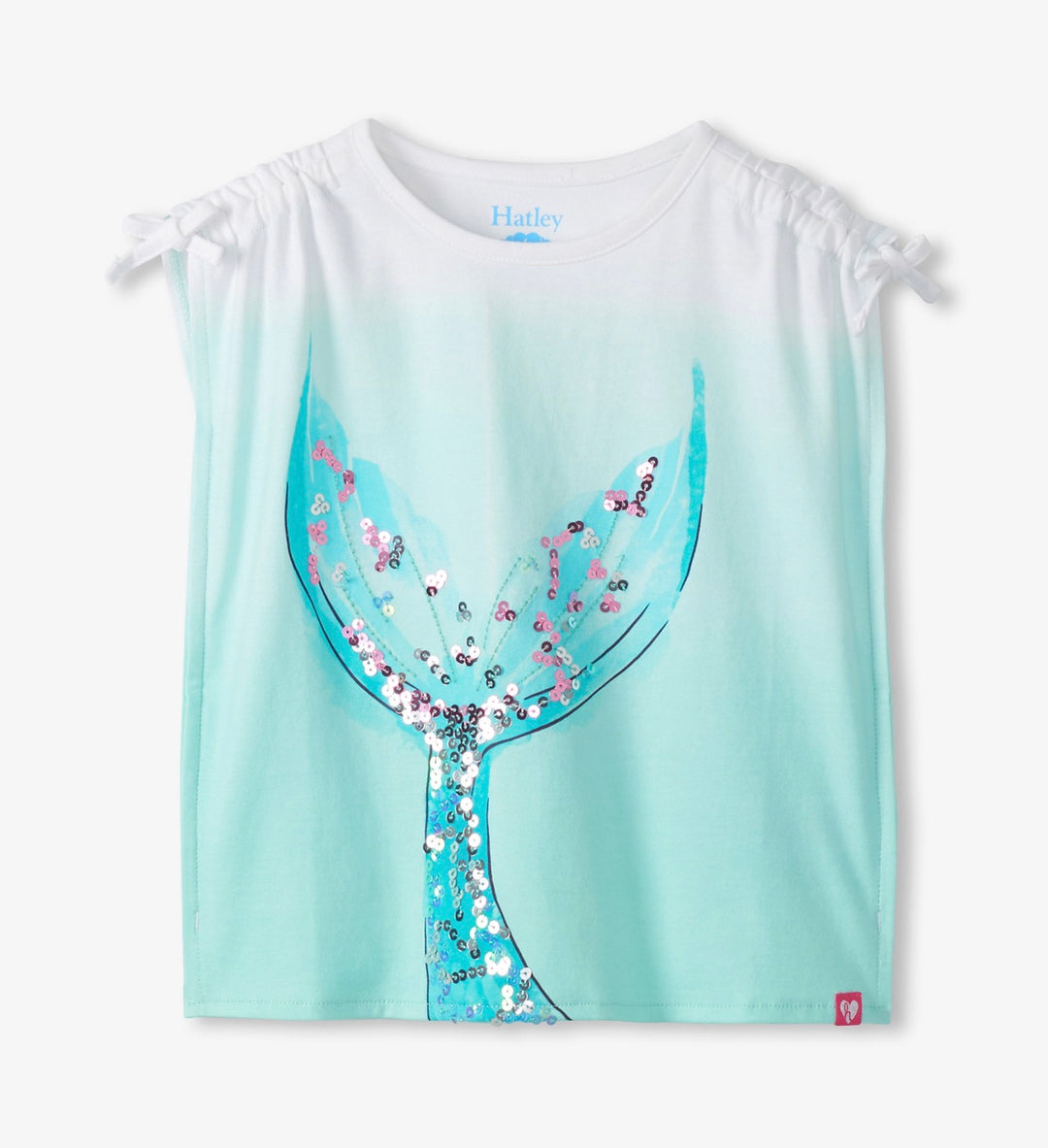 Mermaid Tail Cinched Shoulder Top