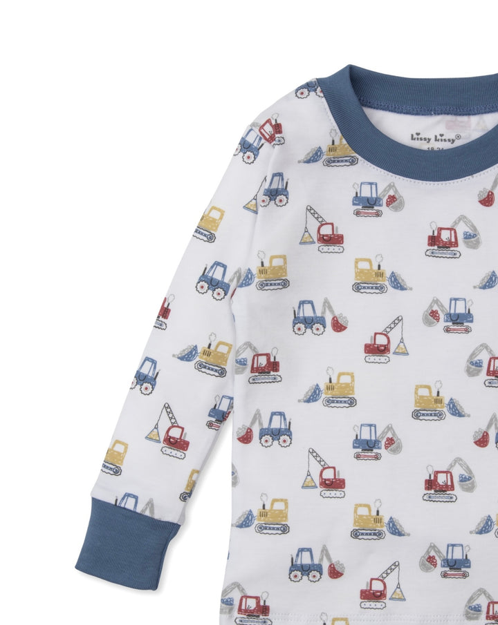 Boys Pajama Set | Construction Diggers