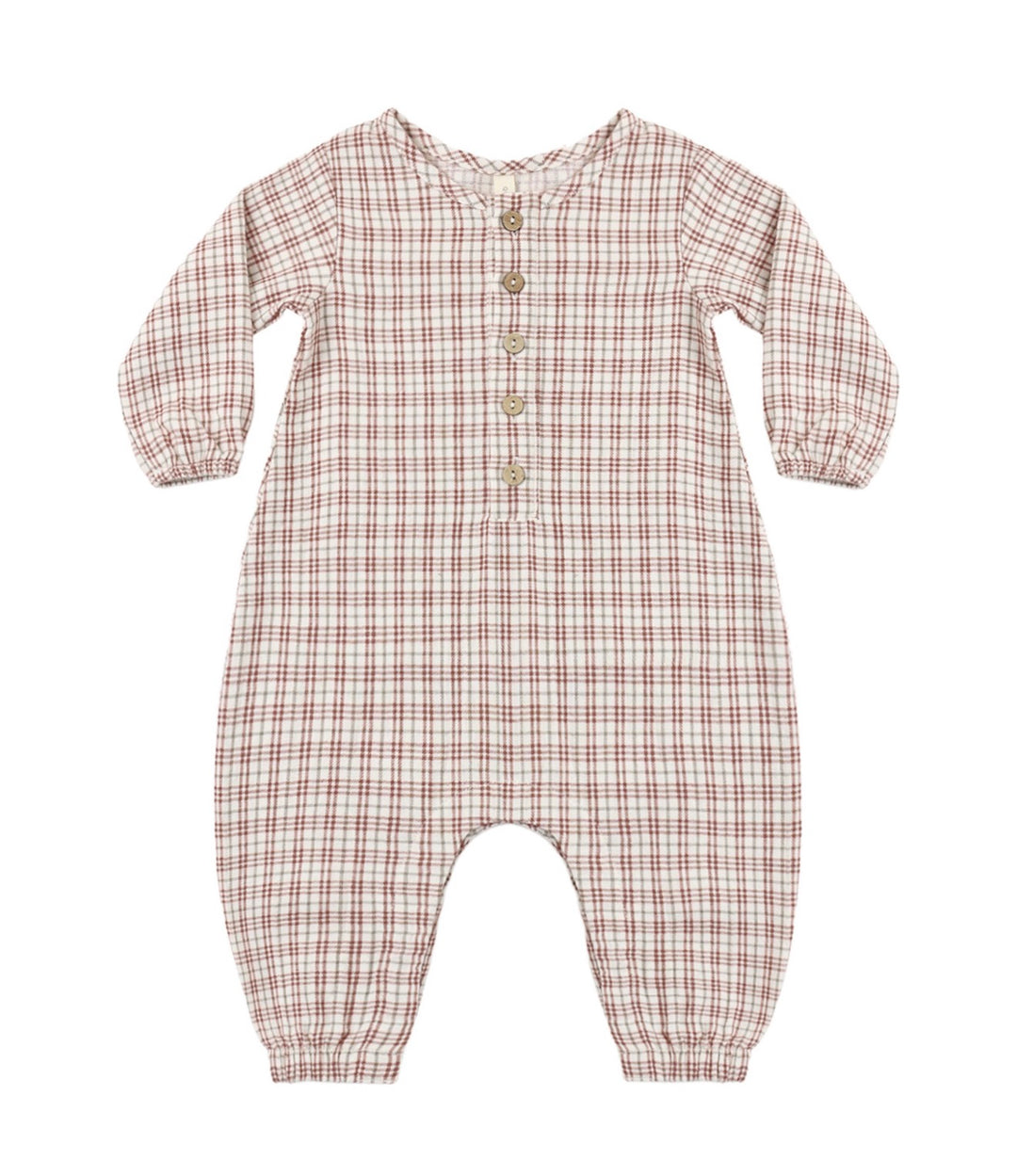 Boys Woven Jumpsuit | Christmas Plaid