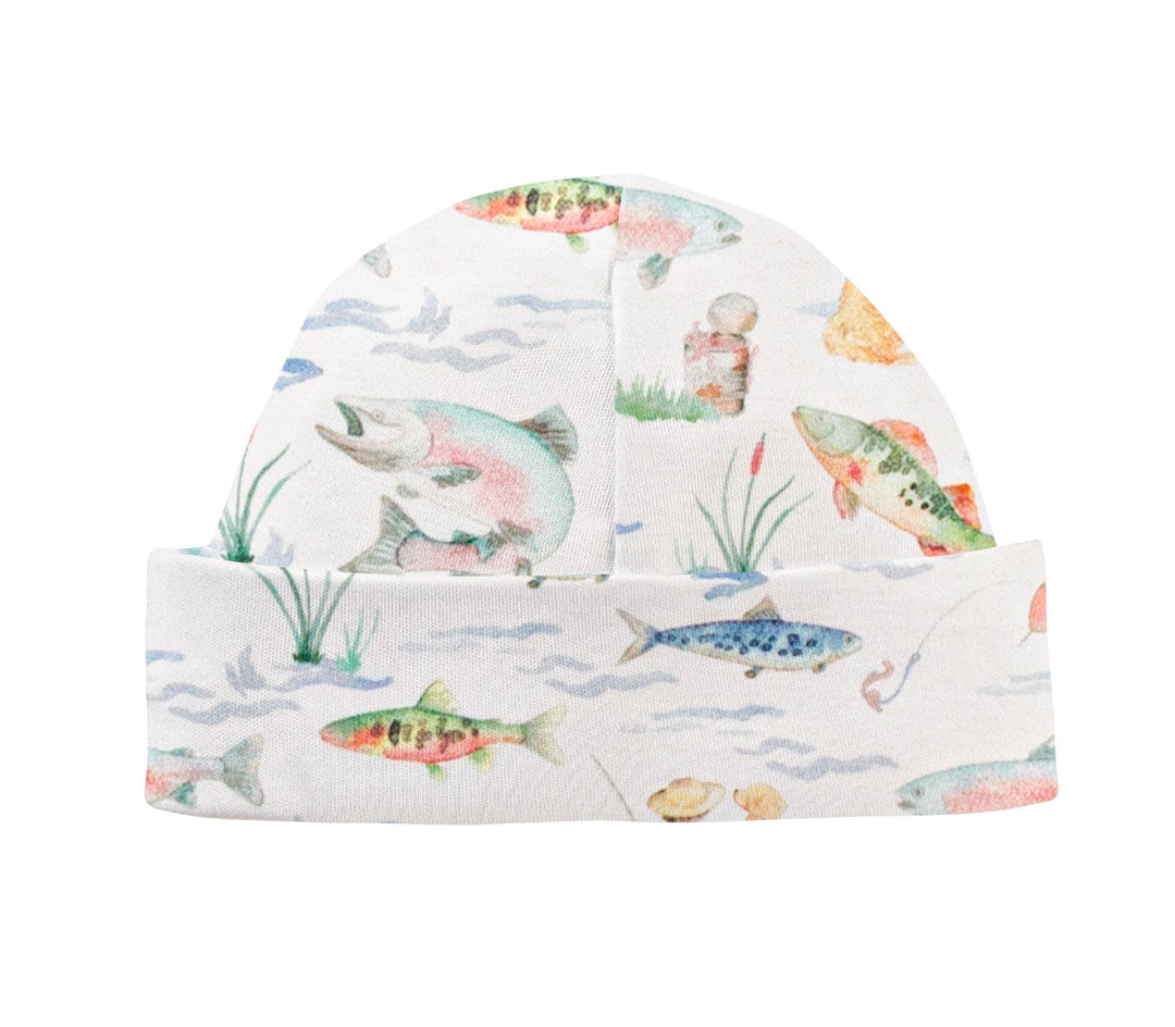 Gone Fishing Round Hat