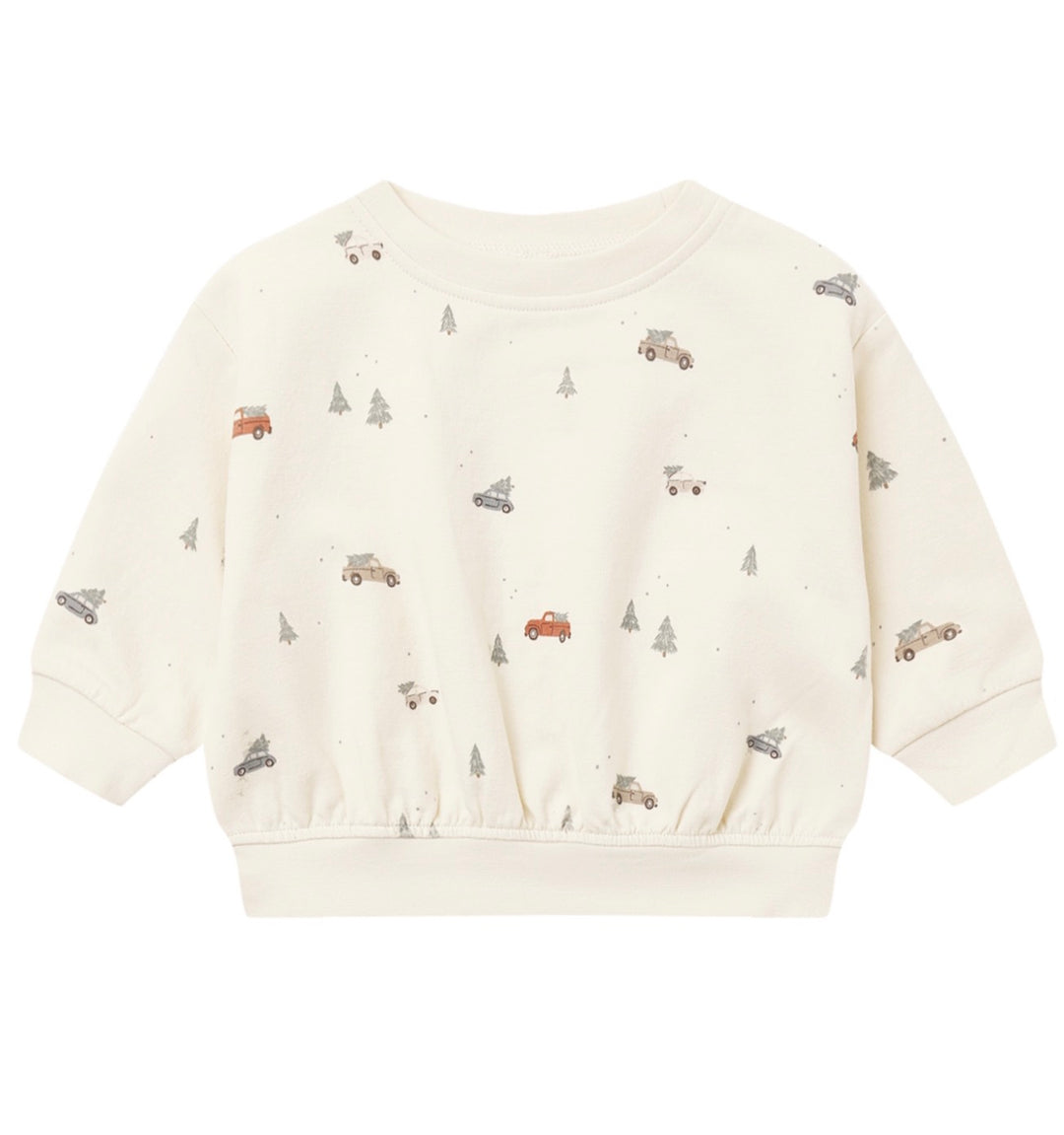 Relaxed Fleece Sweatshirt - Holiday Drive