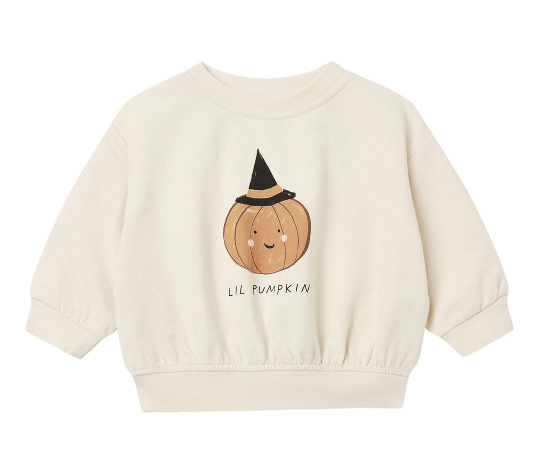 Relaxed Fleece Sweatshirt | Lil Pumpkin