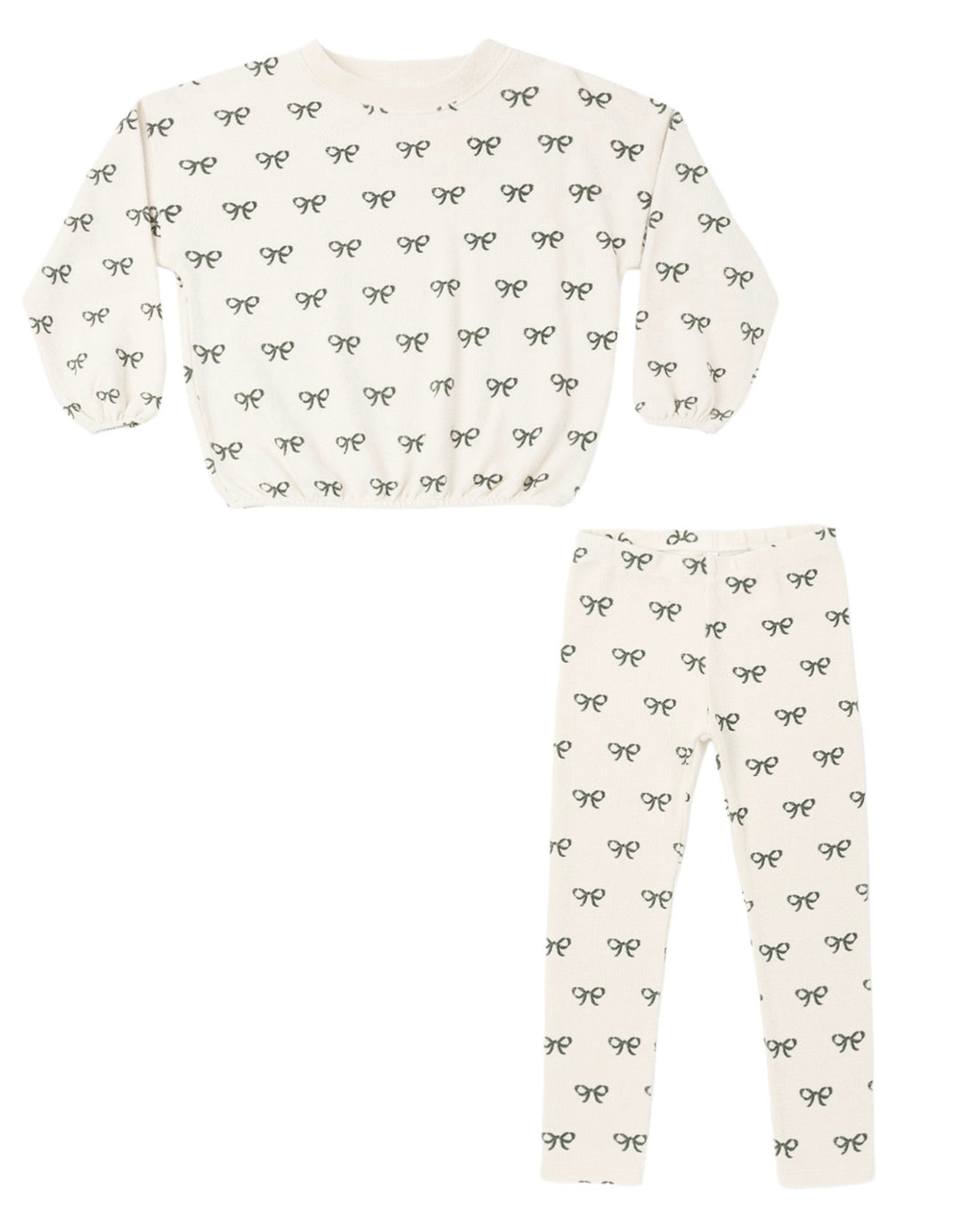 Spongey Knit Set | Evergreen Bows