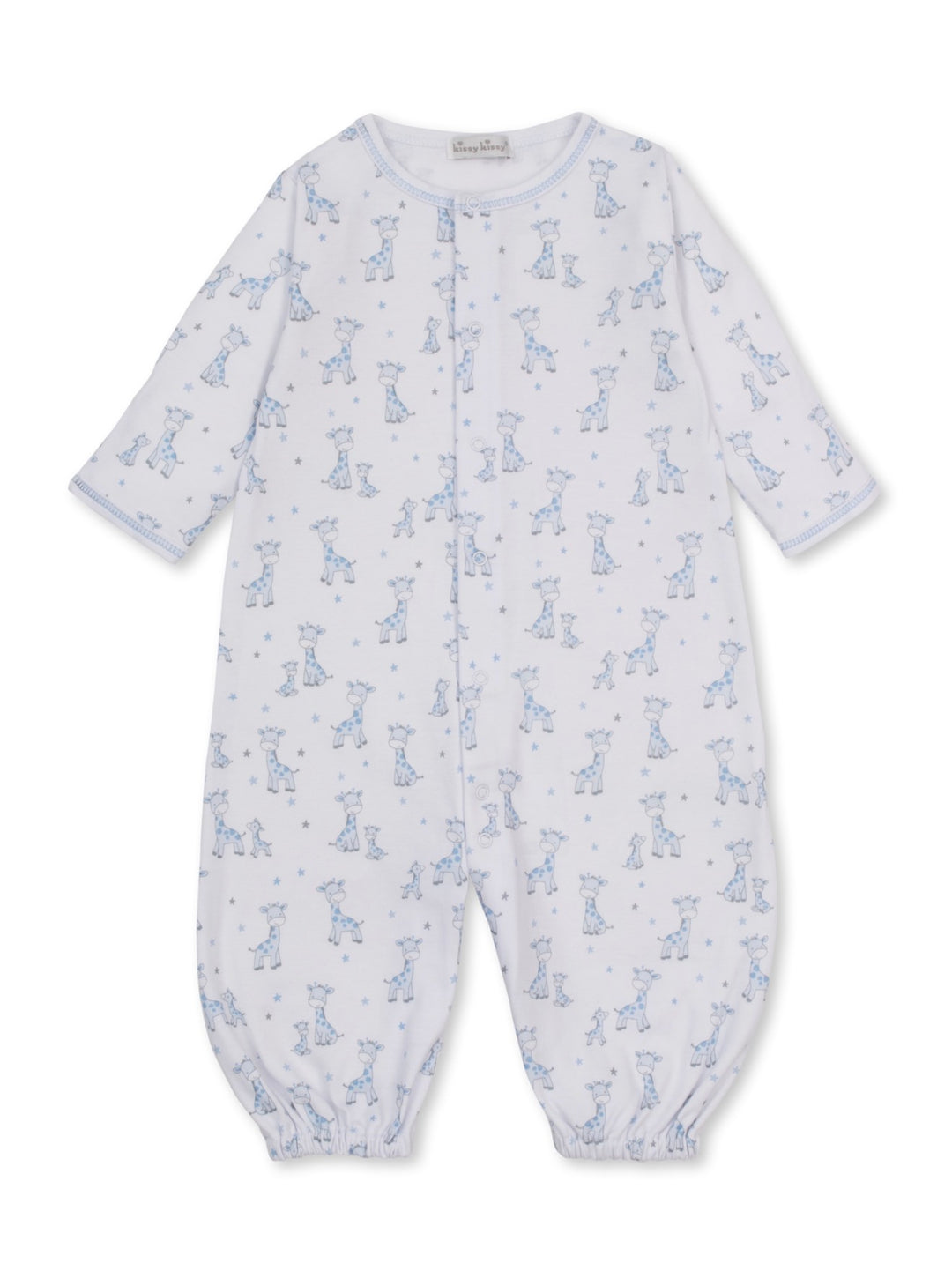 Convertible Gown | Just Giraffes Light Blue