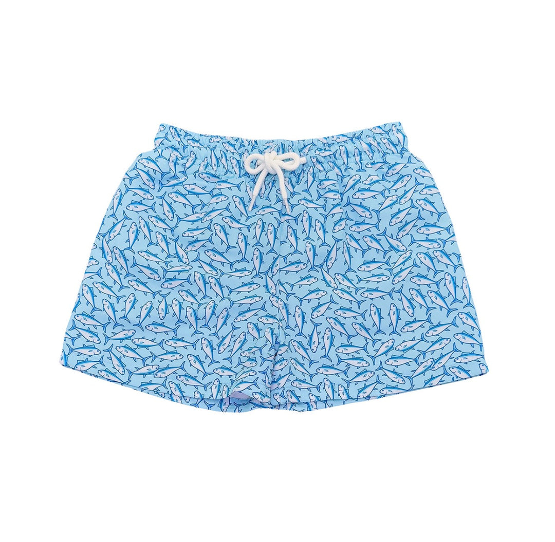 Saint Simons Swim Trunks | Blue Tuna