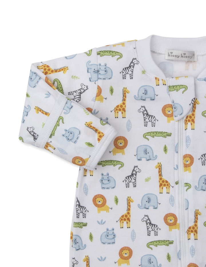 Safari Wild Multi Baby Footie w/ Zip