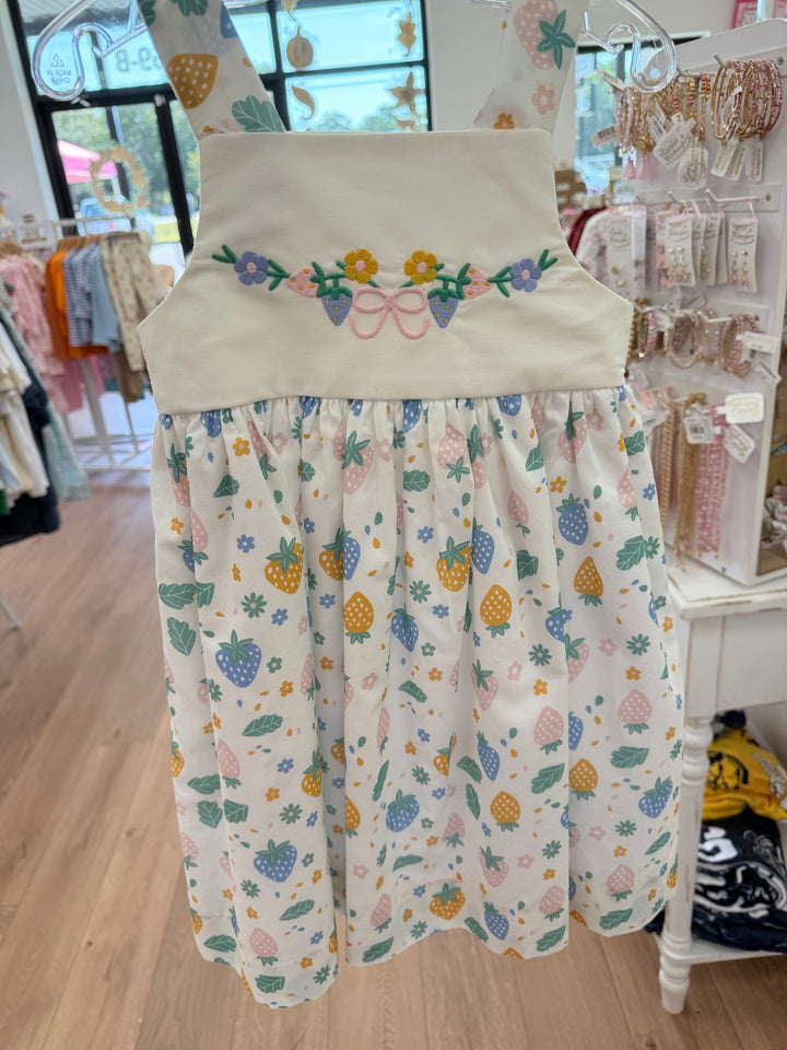 Strawberry Patch Sundress: 3T,6