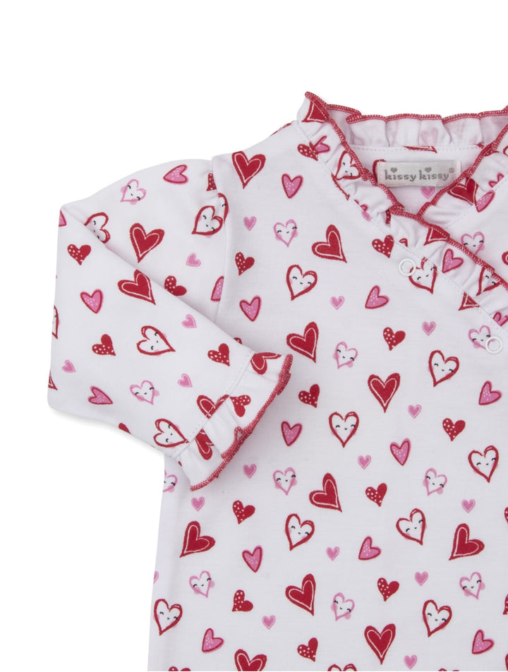 Sprinkled Hearts Galore Playsuit - Girls