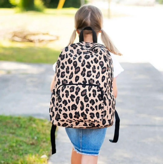 Leopard Lauren Backpack - Viv and Lou