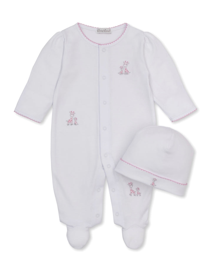 Girls Footie w/ Hat Set | Just Giraffes