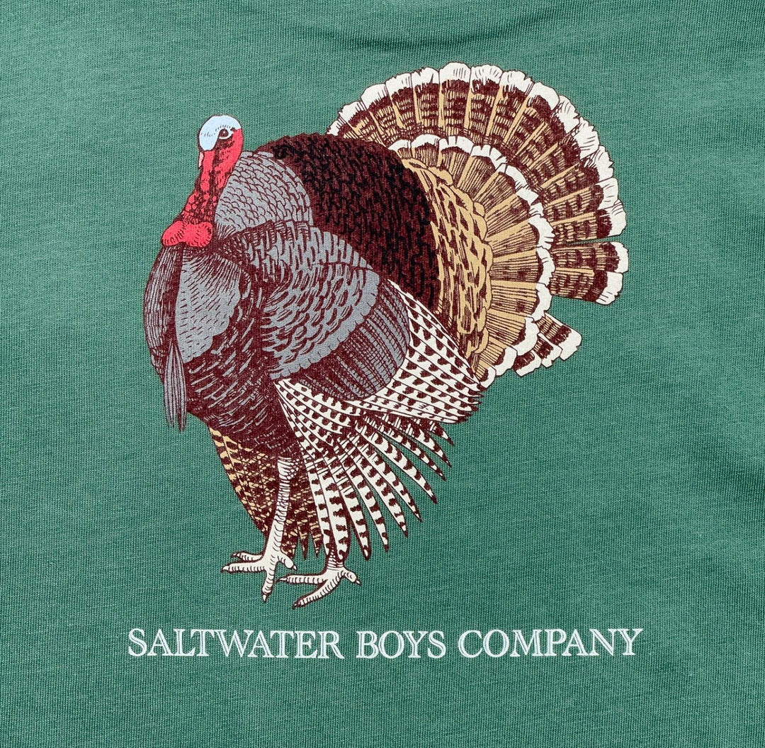 Boys Long Sleeve Turkey Graphic Tee: 14/16