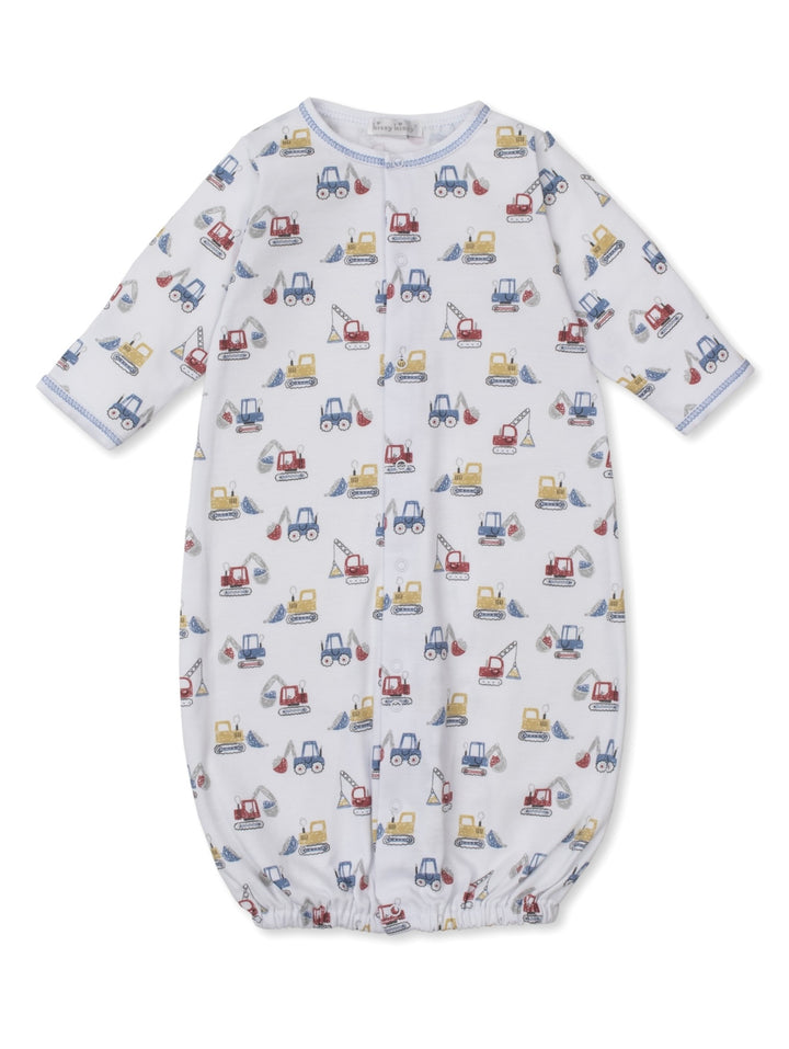 Infant Converter Gown | Construction Diggers