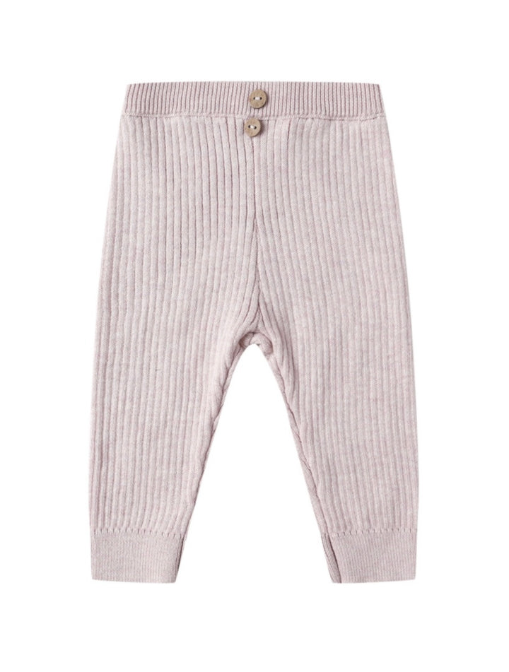 Baby and Toddler Girl Rib Knit Legging | Lilac