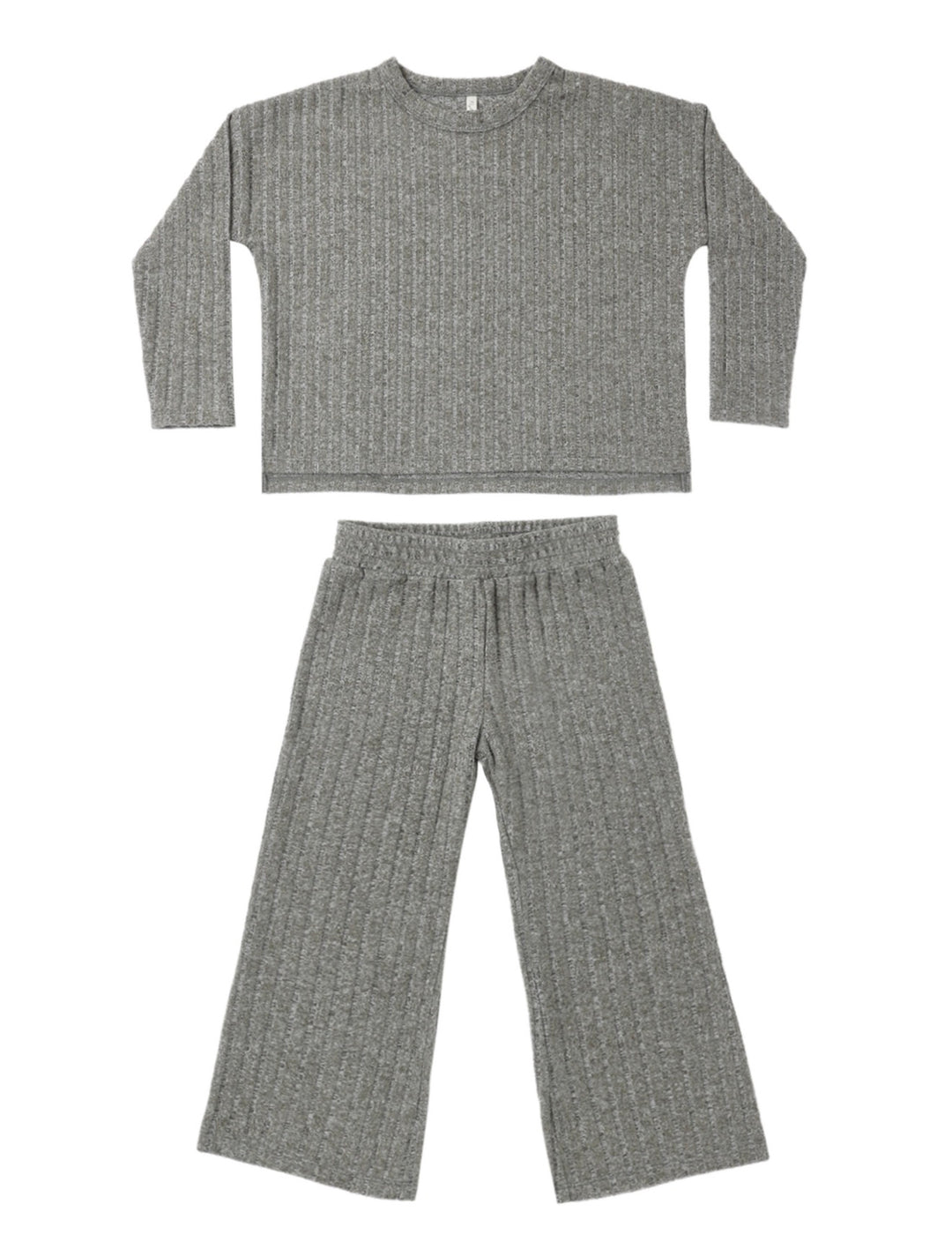 Cozy Rib Knit Set | Evergreen