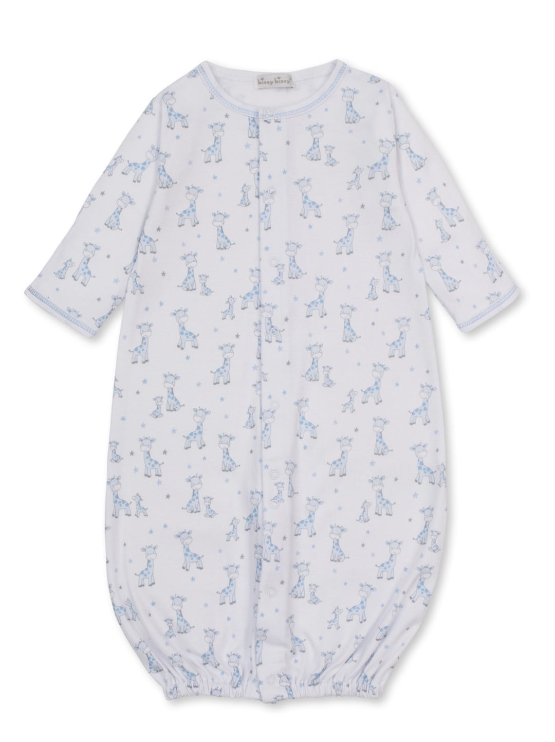 Convertible Gown | Just Giraffes Light Blue