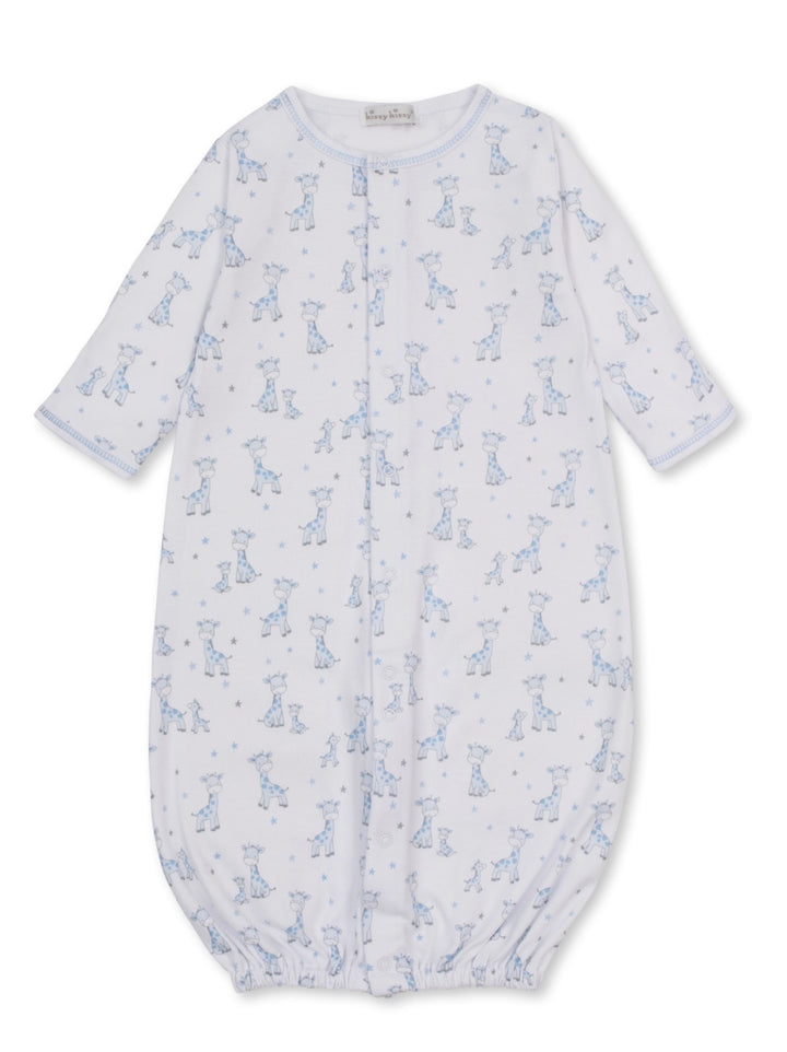 Convertible Gown | Just Giraffes Light Blue