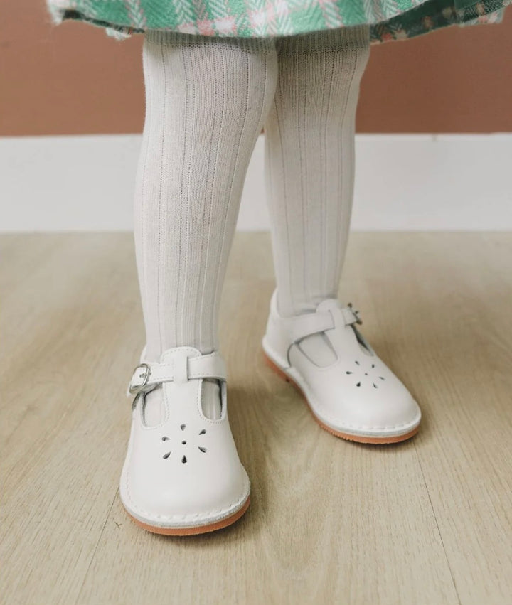 Joy - TStrap Mary Jane White