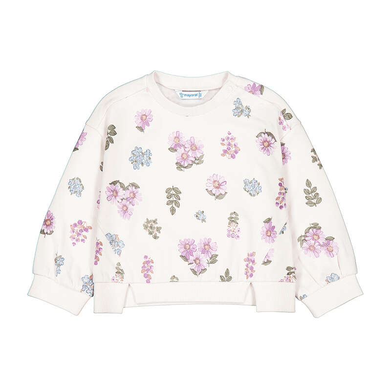 Baby Girls Fleece Pullover | Soy
