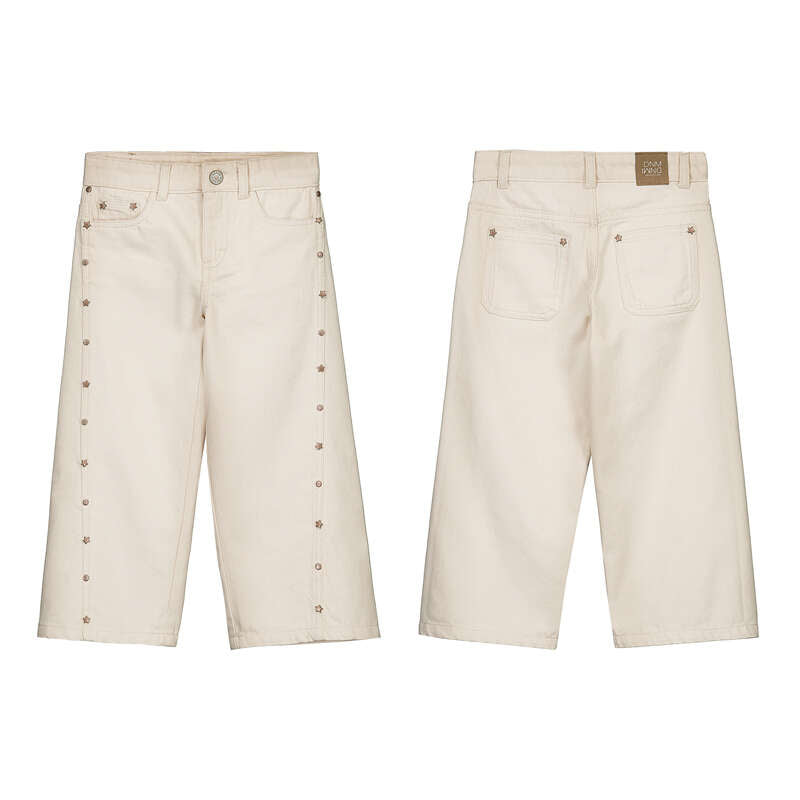 Girls Twill Long Trousers | Light Khaki