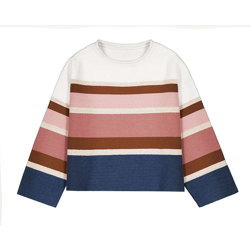 Jacquard Jumper | Indigo