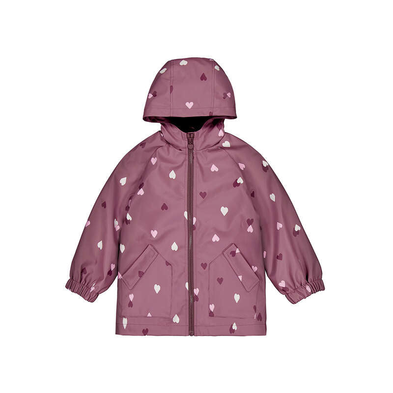 Girls Soft Rain Coat | Violet