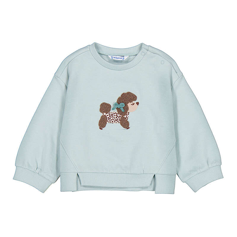 Baby Girls Fleece Pullover | Anise